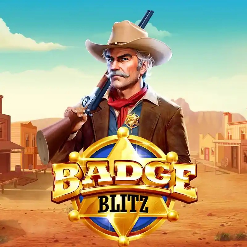 Badge Blitz logo by Pragmatic Play Instant Casino