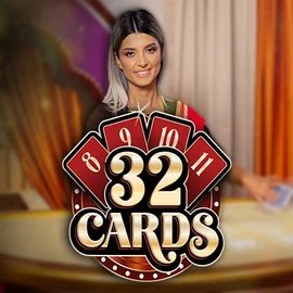 32 Cards online game logo by Ezugi on casinoinstant.eu.com