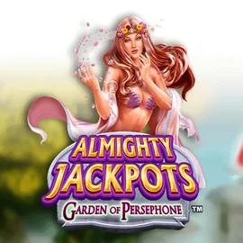 Almighty Jackpots: Garden of Persephone by Novomatic, showcased at casinoinstant.eu.com – game logo