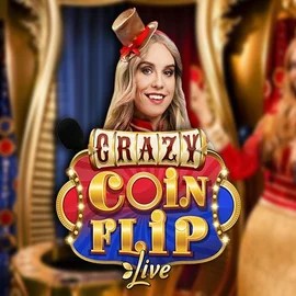 Live Casino logo of Crazy Coin Flip from Evolution at Instant Casino