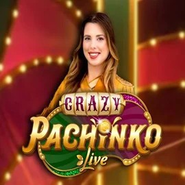 Crazy Pachinko online game logo by Evolution on casinoinstant.eu.com
