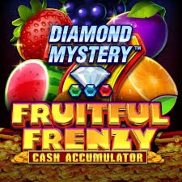 Diamond Mystery Fruitful Frenzy Cash Accumulator slot visual from Greentube available on casinoinstant.eu.com
