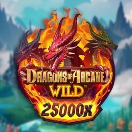 Dragons of Arcane Wild slot visual from Foxium available on casinoinstant.eu.com