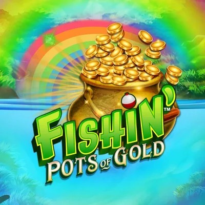 Slots logo of Fishin Pots Of Gold from Gameburger Studios at Instant Casino