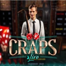 Live Craps logo – Live Casino by Evolution at Instant Casino
