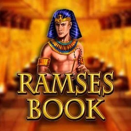 Ramses Book slot visual from Gamomat available on casinoinstant.eu.com