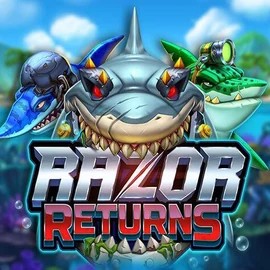 Razor Returns logo by Push Gaming Instant Casino