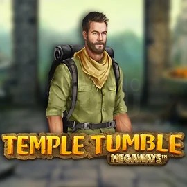 Temple Tumble Megaways online game logo by Relax Gaming on casinoinstant.eu.com